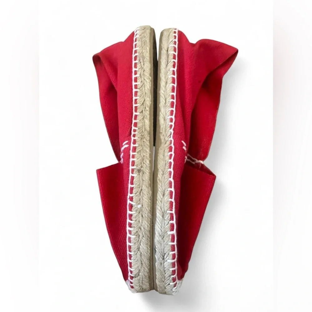 Apparatus Red Canvas Espadrilles size 38 NEW WITHOUT BOX